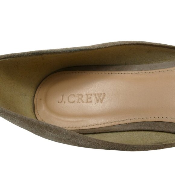 J.Crew Suede D'Orsay Ballet Flats Shoes Women’s Size 9 #1439 - Picture 8 of 8